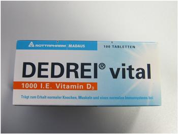Meda Pharma Dedrei Vital Tabletten Kurpackung (100 Stk.)