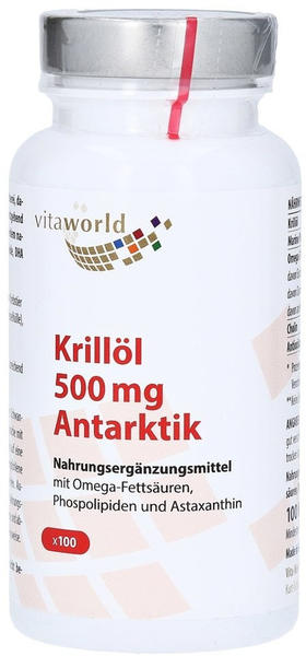 Vita-World Krillöl 500mg Antarktik Kapseln (100 Stk.)
