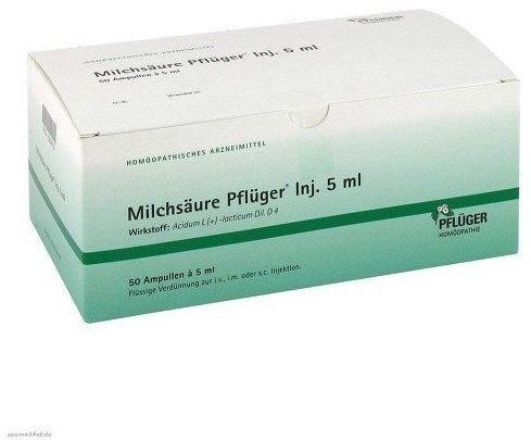 Homöopathisches Laboratorium Alexander Pflüger GmbH & Co KG Milchsäure Pflüger Injektionslösung 5ml