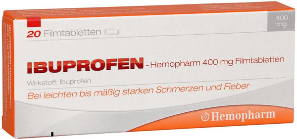 Ibuprofen 400 mg Filmtabletten (20 Stück)