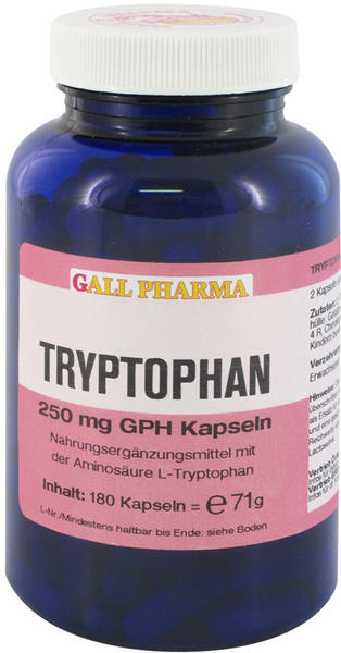 Hecht Pharma Tryptophan 250mg GPH Kapseln (60 Stk.)