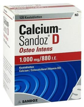 Hexal Calcium-Sandoz D Osteo Intens Kautabletten 120 St.