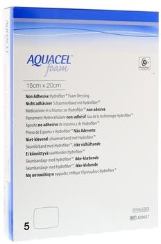 ConvaTec Aquacel Foam N/adh 15 x 20 cm Verband (5 Stk.)
