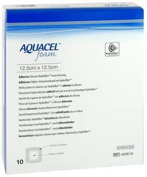 ConvaTec Aquacel Foam Adh 12,5 x 12,5 cm Verband (10 Stk.)