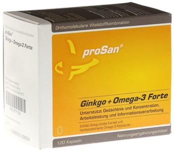Prosan Ginkgo + Omega-3 Forte Kapseln (120 Stk.)