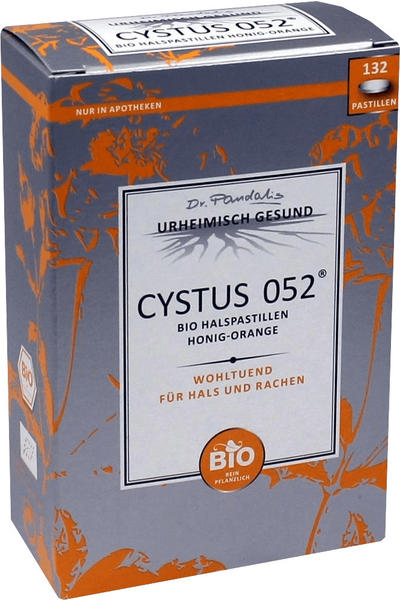 Dr. Pandalis Cystus 052 Bio Halspastillen Honig Orange (132 Stk.)