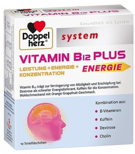 Doppelherz System Vitamin B12 Plus Energie Trinkampullen (10 x 25 ml)