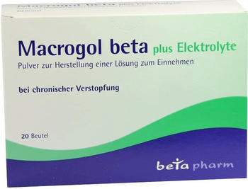 Macrogol beta plus Elektrolyte Pulver (20 Stk.)
