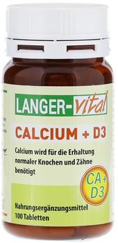 Langer vital Calcium + D3 Tabletten (100 Stk.)