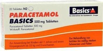 Basics PARACETAMOL BASICS 500 mg Tabletten 20 St