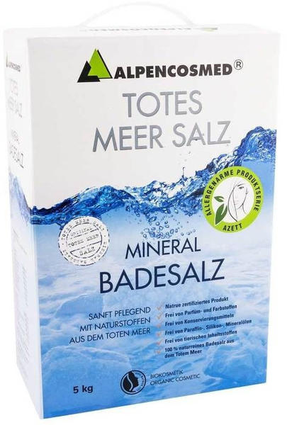 Azett Nature Alpencosmed Totes Meer Mineral Badesalz ( 5 kg )
