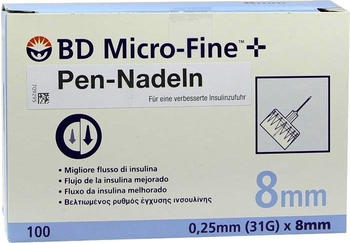 Emra-Med BD Micro Fine+ 8 Pen-Nadeln 0,25 x 8 mm (100 Stk.)