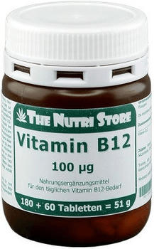 Hirundo Products Vitamin B12 100 µg Tabletten (180 Stk.)
