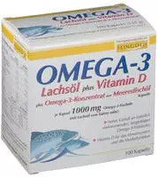Omega-3 Lachs&ouml;l plus Vit.D plus Omega-3 100 St