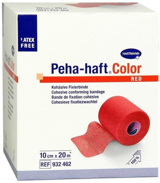 Hartmann Peha Haft Color Fixierbinde Latexfrei 10 cm x 20 m Rot