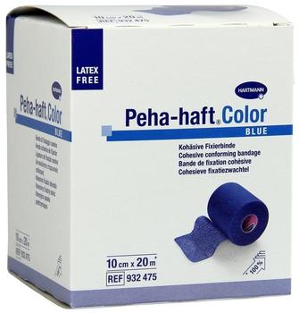 Hartmann Peha Haft Color Fixierbinde Latexfrei 8 cm x 20 m Blau