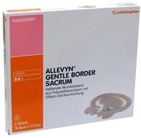 Allevyn Gentle Border Kreuzbeinverband, 16,8 x 17,1 cm, 5 St&uuml;ck