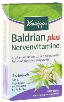 Kneipp Baldrian plus Nervenvitamine Dragees (40 Stk.)