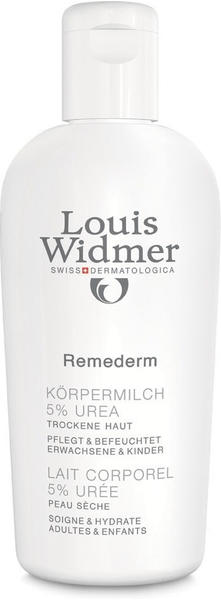 Louis Widmer Remederm Körpermilch 5% Urea unparfümiert (200ml)