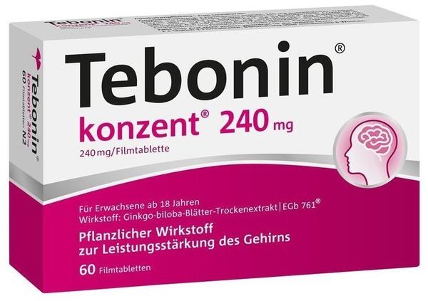 Tebonin Konzent 240 mg Filmtabletten (60 Stk.)