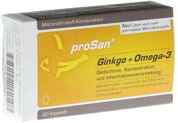 Prosan Ginkgo + Omega 3 Kapseln (30 Stk.)