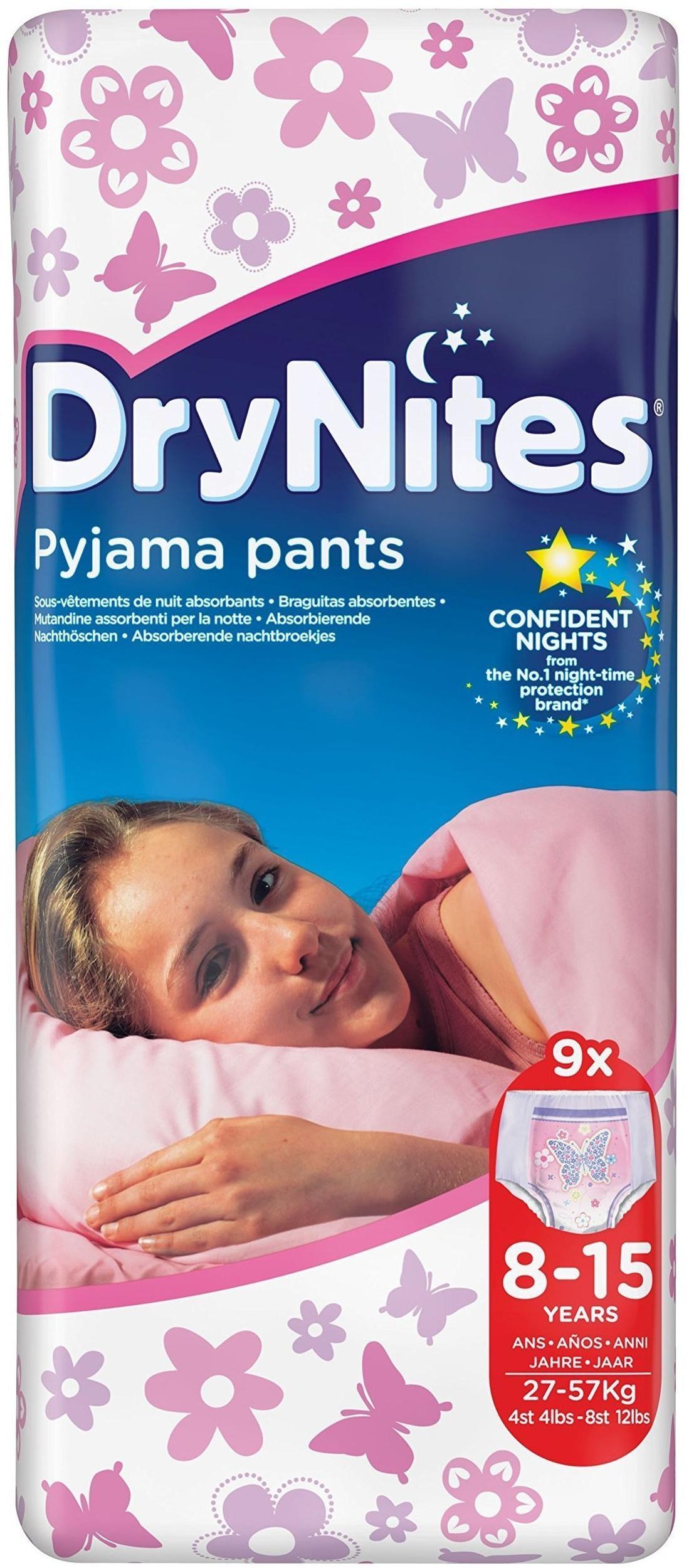Huggies DryNites Mädchen 8-15 Jahre 9 St. Test | Angebote ab 8,30