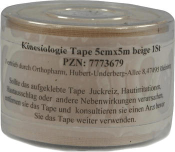 Orthopharm Kinesiologie Tape 5 x 5 cm Beige