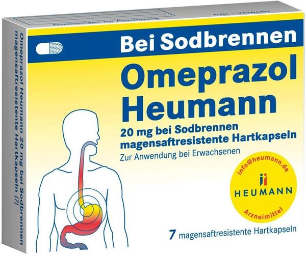 Omeprazol 20 mg b. Sodbrennen magensaftres. Hartkapseln