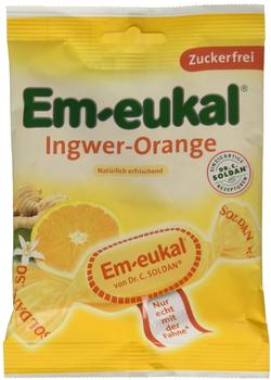 Soldan Em Eukal Ingwer Orange zuckerfrei Bonbons (75 g)