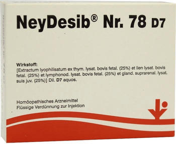 vitOrgan NeyDesib Nr. 78 D 7 Ampullen (5 x 2 ml)