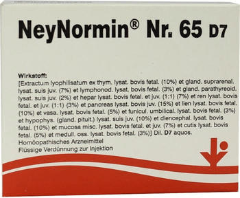 vitOrgan Neynormin Nr. 65 D 7 Ampullen (5 x 2 ml)