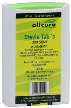 Allcura Stevia Tabs Tabletten (300 Stk.)