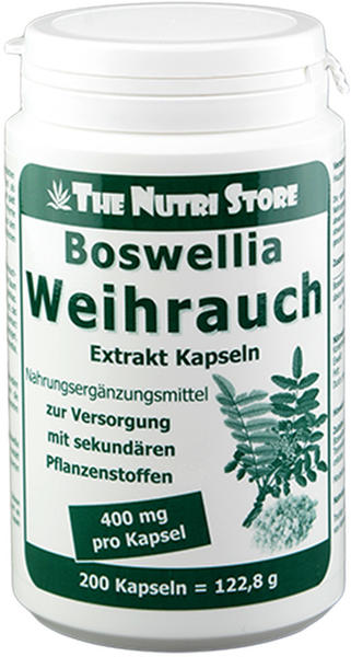 Hirundo Products Weihrauch 400 mg Extrakt veget. Kapseln (200 Stk.)