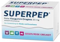 PZN-DE 07560067, Superpep Reise Kaugummi Dragees 20 mg St, Grundpreis: &euro;...
