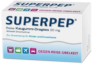 Superpep Reise-Kaugummi-Dragees (20 Stk.)