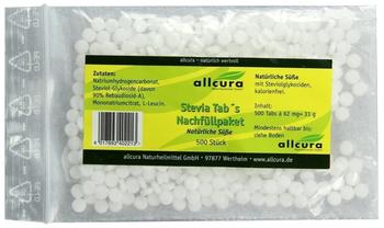 Allcura Stevia Tabs Tabletten Nachfüllpack (500 Stk.)