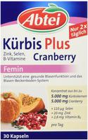 PZN-DE 11111300, Perrigo Abtei Cranberry Plus K&uuml;rbis Femina 30 St, Grundpreis: