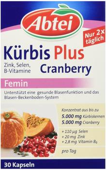 Abtei Kürbis Plus Cranberry Kapseln (30 Stk.)