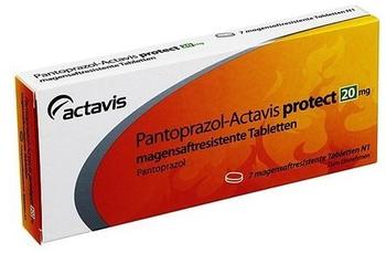 PUREN Pharma GmbH & Co KG PANTOPRAZOL Actavis protect 20 mg magensaftr.Tabl. 7 St