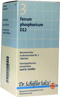 PZN-DE 06584019, DHU Sch&uuml;&szlig;ler-Salz Nr. 3 Ferrum phosphoricum D12 Tabletten...