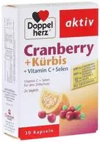 DOPPELHERZ Cranberry+K&uuml;rbis Kapseln 30 St.
