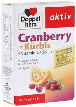 Doppelherz Cranberry K&uuml;rbis Kapseln (30 Stk.)