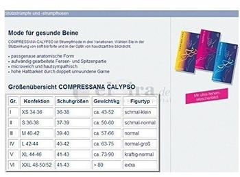 Compressana GmbH COMPRESSANA CALYPSO 140 Stützstrhose IV SKL3 Fumo