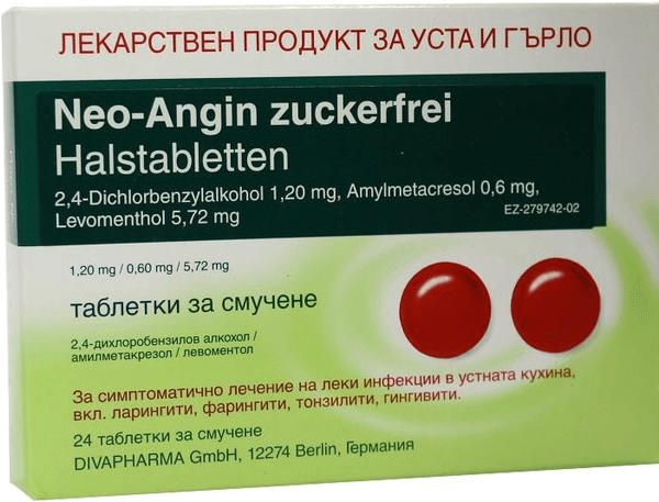 EurimPharm Arzneimittel GmbH Neo Angin Halstabletten zuckerfrei