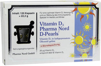 Pharma Nord Vitamin D 3 Kapseln (120 Stk.)