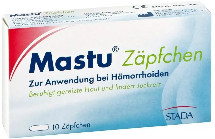 Mastu Zpfchen (10 Stk.) Hmorrhoidenzpfchen  Bewertung: 4.1/5