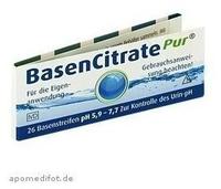 Basencitrate Pur Teststreifen ph 5,9-7,7 26 St