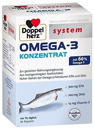 Doppelherz System Omega 3 Konzentrat Kapseln (30 Stk.) Test TOP Angebote ab  6,45 € (Juli 2023)