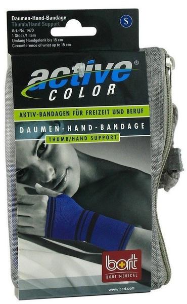 Bort ActiveColor Daumen-Hand-Bandage Blau Gr. S