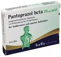 Pantoprazol beta 20 mg acid 14 St